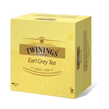 TWININGS Earl Grey tee 100ps/pkt