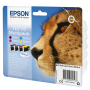 EPSON T0715 ink cartridge black and tri-colour standard capacity black 4-pack | Epson