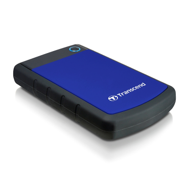 TRANSCEND Storejet 25H3P Mobile USB3, 2TB, Blue Anti-Shock
