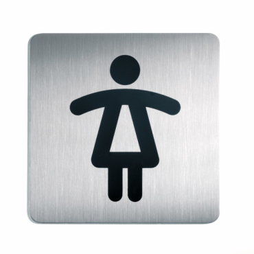 DURABLE Opastekyltti WC-Naiset 150x150mm | Seinälle