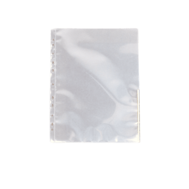 ESSELTE Signaalitasku Plus A4 kirkas valkoinen värireuna PP 105µm 100kpl/ltk