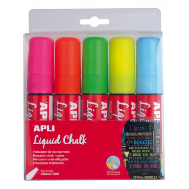 APLI paksut liitutussit, neon | Taulukynät