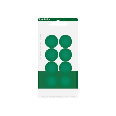 BNT magneettinappi 20mm vihreä 8kpl/pkt | Magneetit ja neulat