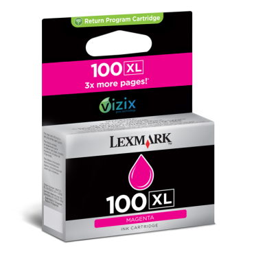 Lexmark no.100 Magenta ink 200s.