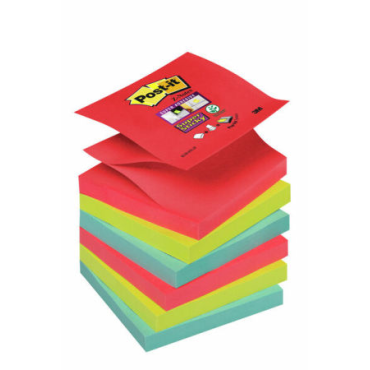 Post-it® Super Sticky R-330 Z-Notes viestilappu Bora Bora 76x76mm 6nid/pkt | Viestilaput ja teippimerkit