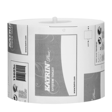 KATRIN Plus System Toilet 680 wc-paperi 2-krs valkoinen 36rll/laatikko
