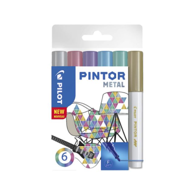 PILOT Pintor marker metallisävyt sarja F | Erikoiskynät