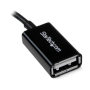 STARTECH.COM 5in Micro USB to USB OTG Host Adapter M/F | USB