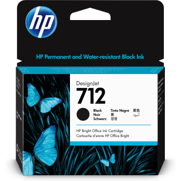 HP 712 80-ml Black DesignJet Ink Cartridge | HP