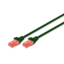 Digitus Patch Cable CAT6 UTP LSOH green 2m | CAT6 UTP