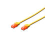 Digitus Patch Cable CAT6 UTP LSOH Yellow 5m | CAT6 UTP