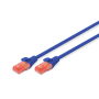 Digitus Patch Cable CAT6 LSOH UTP Blue 1m | CAT6 UTP