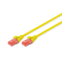 Digitus Patch Cable CAT6 UTP Yellow 2m | CAT6 UTP
