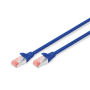 Digitus Patch Cable CAT6 SFTP LSOH Blue 1m | CAT6 FTP/SSTP