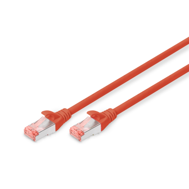Digitus Patch Cable CAT6 SFTP LSOH Red 1m | CAT6 FTP/SSTP