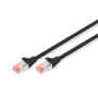Digitus Patch Cable CAT6 SFTP LSOH Black 2m | CAT6 FTP/SSTP