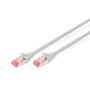 Digitus Patch Cable CAT6 SFTP LSOH Grey 10m | CAT6 FTP/SSTP