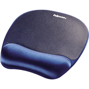 FELLOWES Memory Foam Mousepad+Wristrest Dark Blue