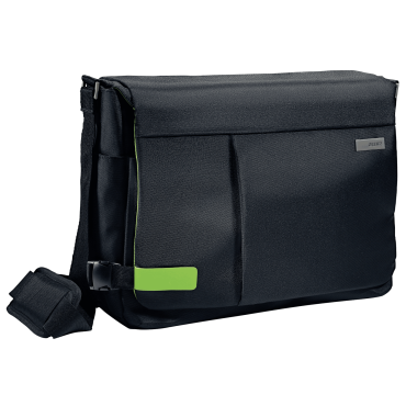 LEITZ Smart Traveller laukku 15.6 musta läpällä