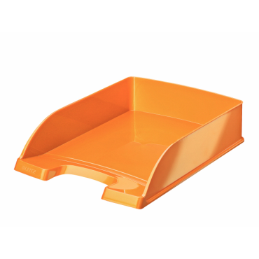 LEITZ Wow lomakelaatikko A4 metalli oranssi, lopetettu väri | Pöydälle