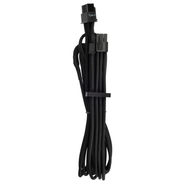 CORSAIR Premium Individually Sleeved PCIe cable Type 4 Generation 4 BLACK