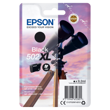 EPSON Singlepack Black ink 502XL Binoculars | Epson