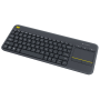 LOGITECH Wireless Touch Keyboard K400 Plus black -näppäimistö 2.4 GHz | Näppäimistöt