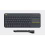 LOGITECH Wireless Touch Keyboard K400 Plus black -näppäimistö 2.4 GHz | Näppäimistöt
