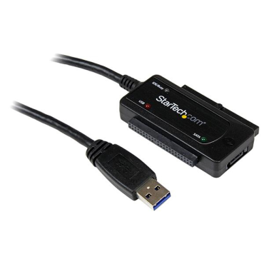 StarTech.com USB 3.0 to SATA or IDE Hard Drive Adapter Converter - 2.5 / 3.5 IDE and SATA to USB 3 A | USB