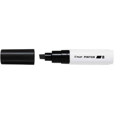 PILOT Pintor marker 8mm viisto musta veden- ja valon kestävä | Maalikynät