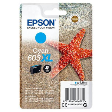 EPSON T03U Cyan 603XL Ink Cartridge | Epson