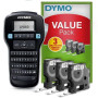 Dymo LM 160 tarrakirjoitin Value Pack sis. 3kpl x 12mm tarranauha
