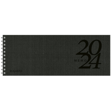 Memo Eko, musta 2024 | Pöytäkalenterit