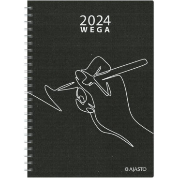 Wega Eko, musta 2024 | Pöytäkalenterit