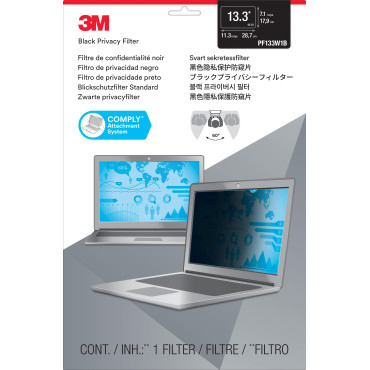 3M tietoturvasuoja 13,3″ Wide PC 16:10PF13.3W | Työpiste-ergonomia