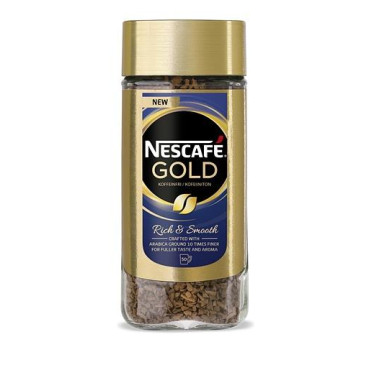 Pikakahvi Nescafé Gold 100g kofeiiniton  (12kpl/pkt) | Kuumajuoma