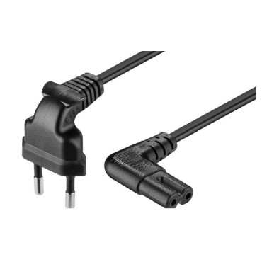 MICROCONNECT Power Cord EU Type C Angled - C7 Angled, 3m | Laturit
