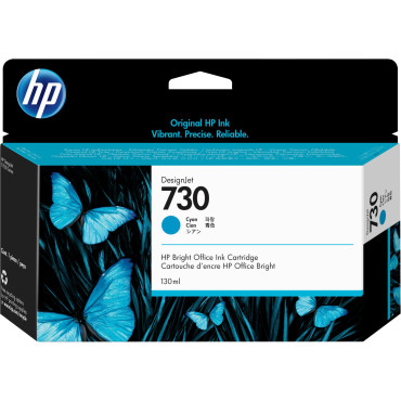 HP 730 130ml Cyan DesignJet Ink Cartridge | HP