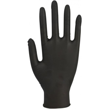 ABENA Ultra Sensitive nitriilisuojakäsine M musta 100kpl/rasia | Ensiapu 