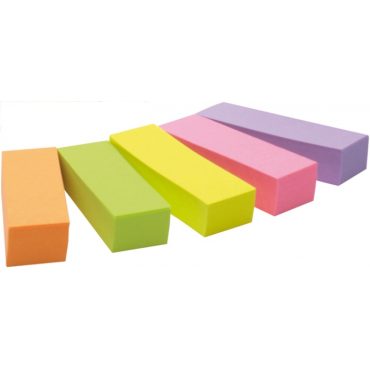 POST-IT® 670-5 merkkaaja neonvärilajitelma 5x100lappua | Viestilaput ja teippimerkit