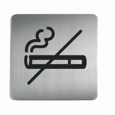 DURABLE Opastekyltti NO SMOKE 150x150mm | Seinälle