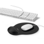 DURABLE hiirimatto geelirannetuki musta | Työpiste-ergonomia