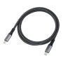 eSTUFF USB-C to USB-C cable 1.2m, 100W, 40Gbps, USB4 Gen 3x2 | AV-kaapelit