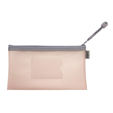 SNOPAKE Eva Mesh Zippa Bag  pastel vetoketjutasku 240x130mm vaalean punainen | Taskut