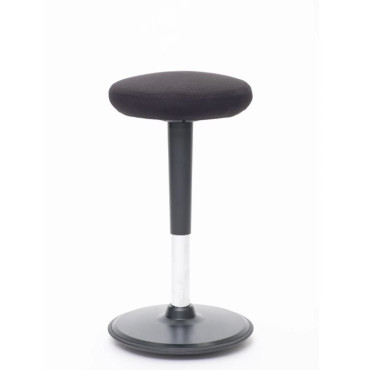 Stoo® Round aktiivituoli - Korkea 57 - 86 cm, musta/musta | Tuolit