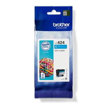 Brotherin  LC424C Cyan  ink cartridge 750page | Brother