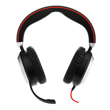 JABRA EVOLVE 80 UC Stereo USB-C langalliset kuulokkeet | Kuulokkeet