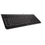 CHERRY KC 1000 SLIM Corded Keyboard, Musta | Näppäimistöt