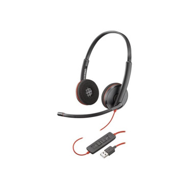 PLANTRONICS Poly  Blackwire C3225 USB-A kuuloke+ mikrofoni