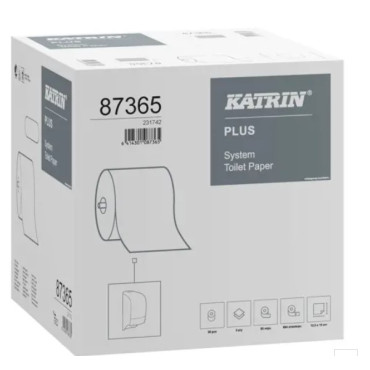 KATRIN Plus System WC-paperi 684 2-krs valkoinen 36rll/ltk